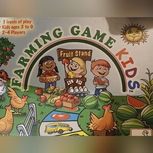 Limited Edition! Well Made Farming Game Board Game! Hard To Find.